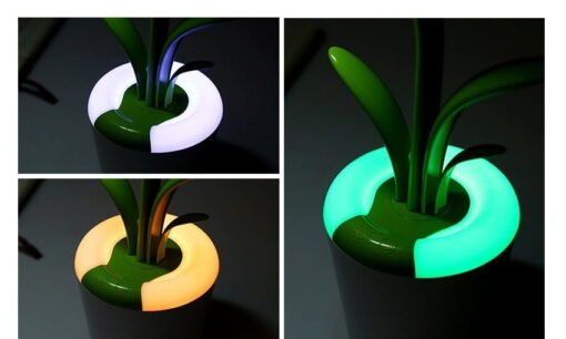 EcoGlow LED Desk Lamp - Sleek, Multicolor, Adjustable Lighting - Image 4