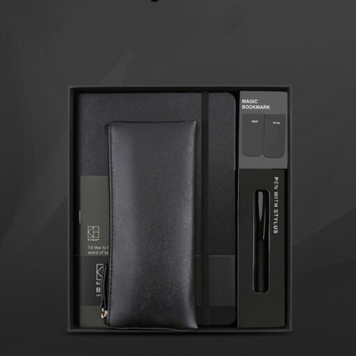 Kinbor Executive A5 Leather Notebook Set - Image 4